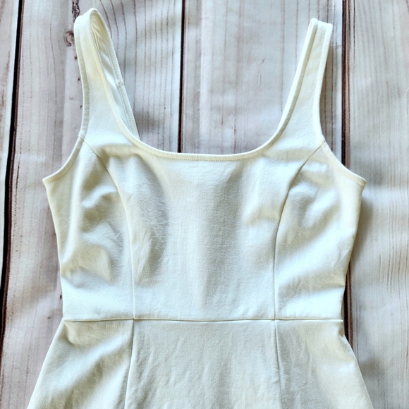 Lulus "Always Admired" White Sleeveless Mini A-line Dress | Size S - Picture 5 of 14